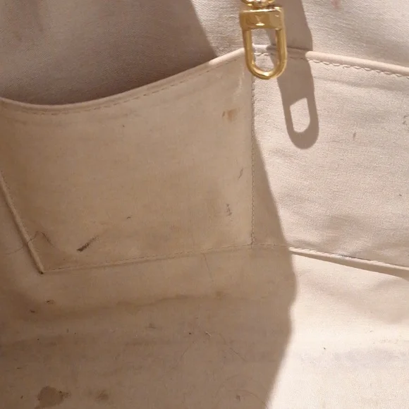 Louis Vuitton Cream Iridescent Patent Leather Tote - Picture 13 of 16